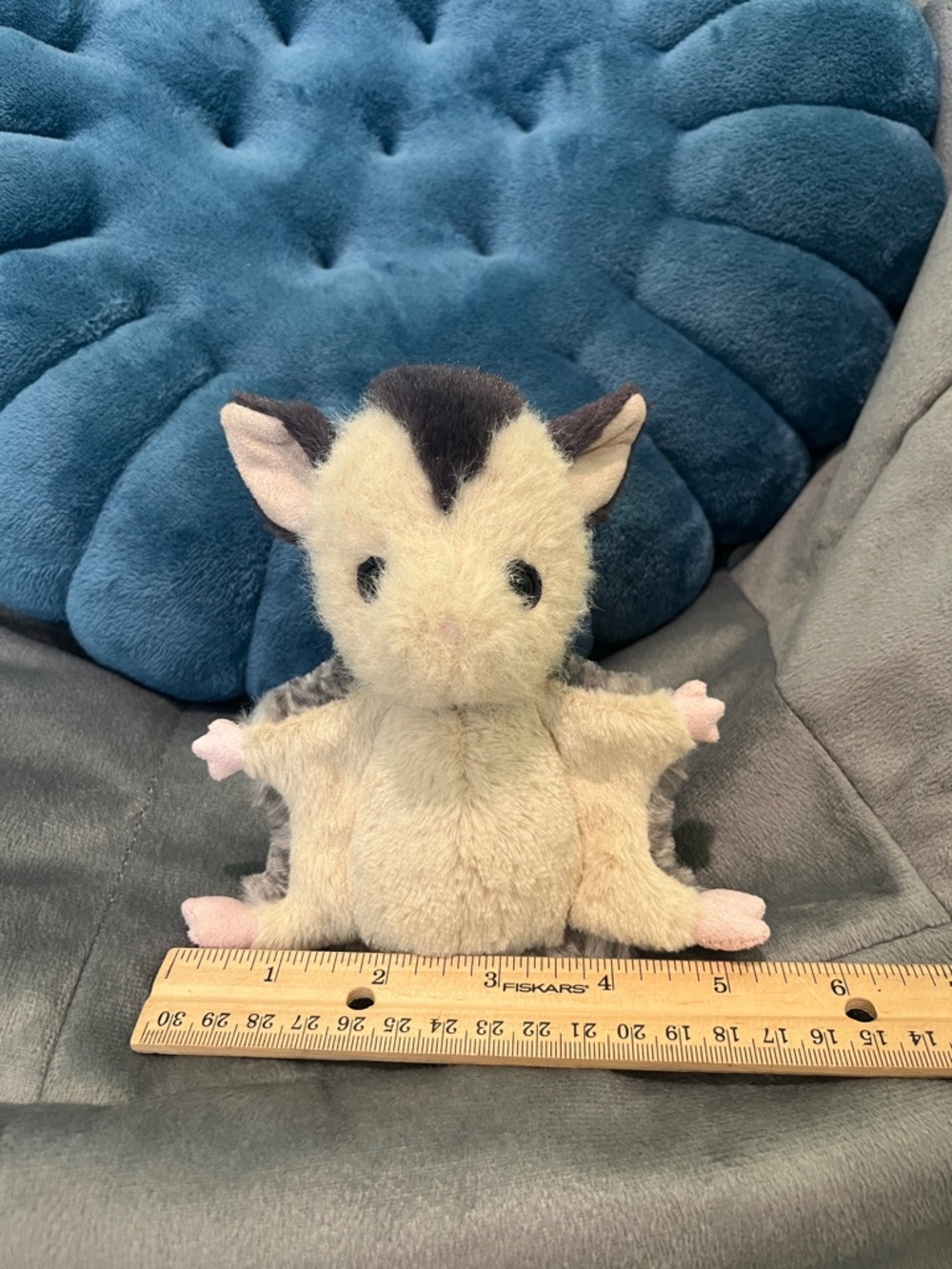 Jellycat Lolly Sugar Glider Beige, Gray Cream Plush, Approx. 5.5”, New with Tags - Picture 14 of 16